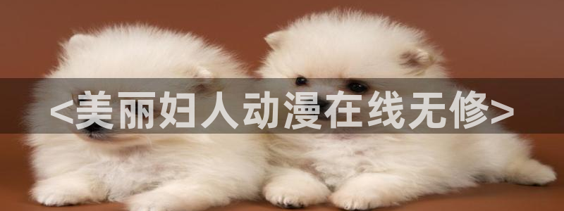 动漫最新里番：<美丽妇人动漫在线无修>